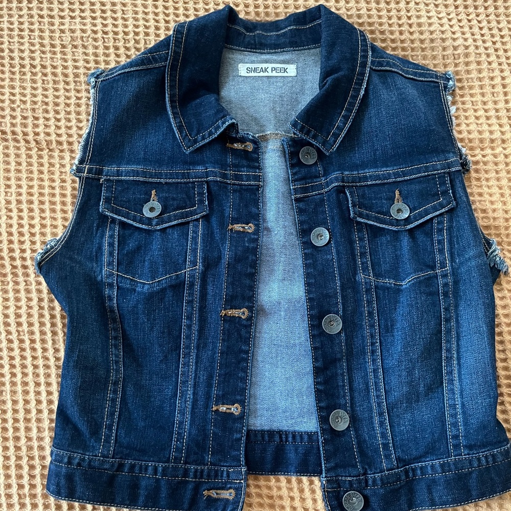 Sneak Peek Denim Vest